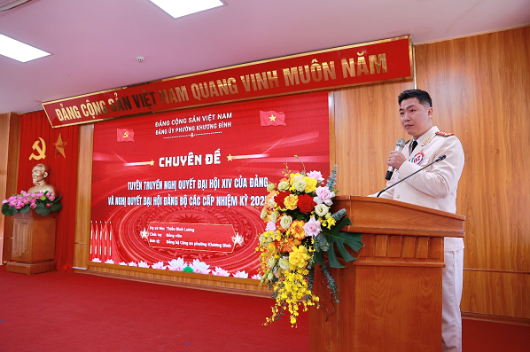 Phường Khương Đình tổ chức sôi nổi Vòng Sơ khảo Hội thi Báo cáo viên, tuyên truyền viên giỏi năm 2026- Ảnh 14.