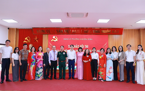 Phường Khương Đình tổ chức sôi nổi Vòng Sơ khảo Hội thi Báo cáo viên, tuyên truyền viên giỏi năm 2026