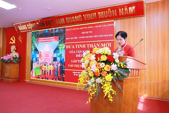 Phường Khương Đình tổ chức sôi nổi Vòng Sơ khảo Hội thi Báo cáo viên, tuyên truyền viên giỏi năm 2026- Ảnh 27.