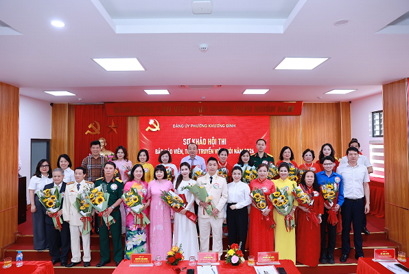 Phường Khương Đình tổ chức sôi nổi Vòng Sơ khảo Hội thi Báo cáo viên, tuyên truyền viên giỏi năm 2026- Ảnh 3.
