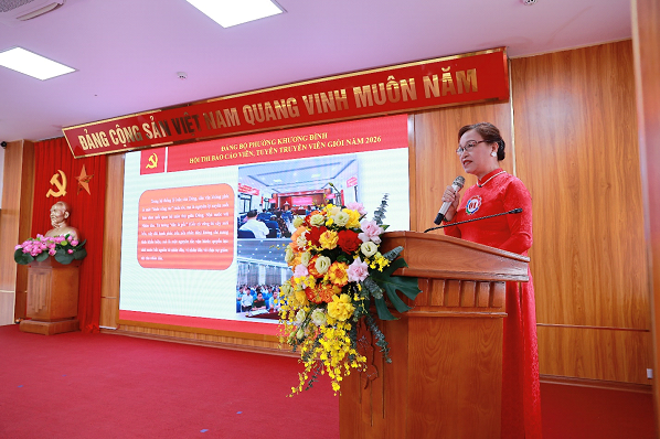 Phường Khương Đình tổ chức sôi nổi Vòng Sơ khảo Hội thi Báo cáo viên, tuyên truyền viên giỏi năm 2026- Ảnh 8.