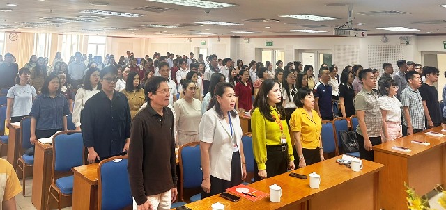 Khai giảng lớp bồi dưỡng nhận thức về Đảng (lớp 2) năm 2026.- Ảnh 1.
