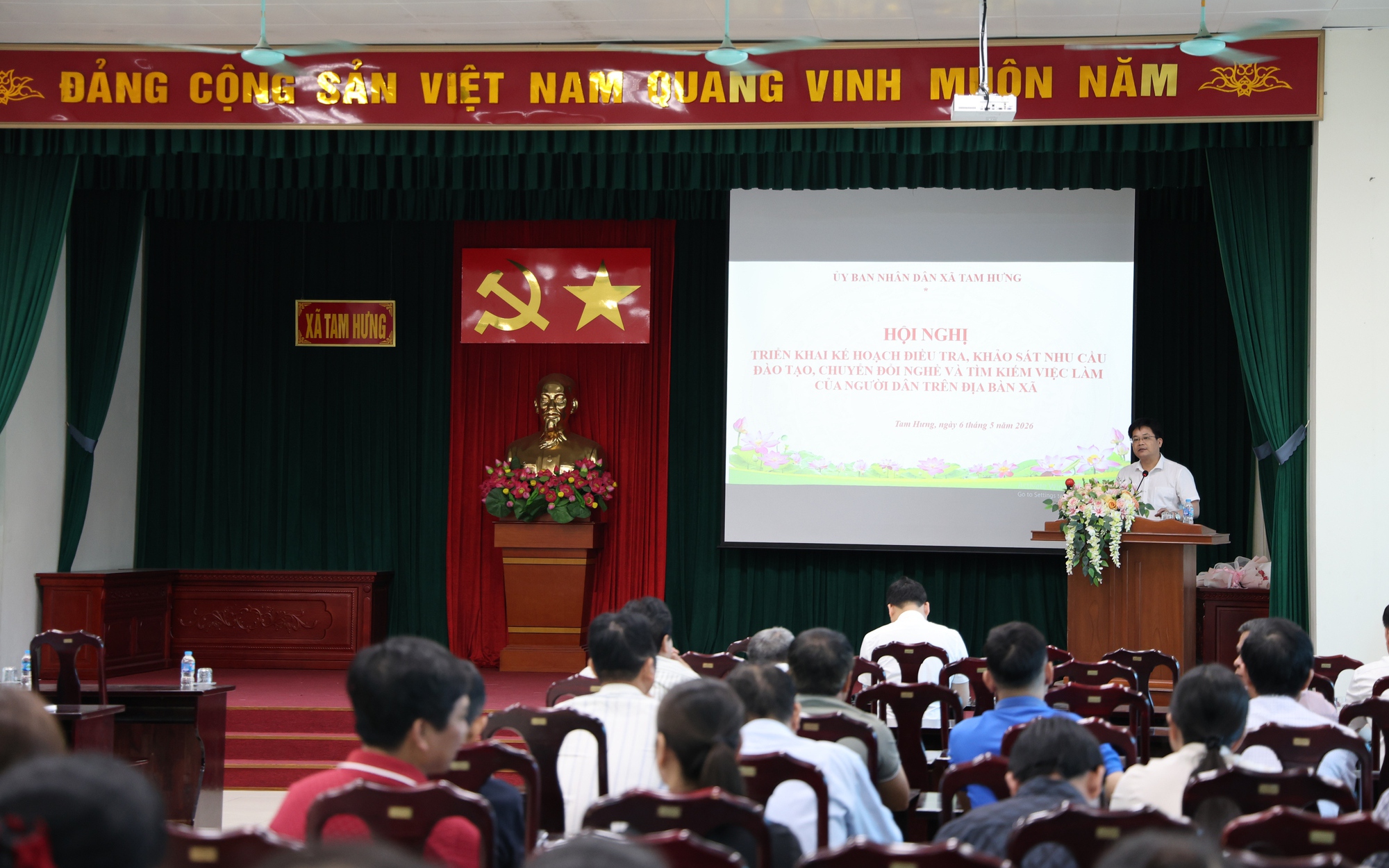 Tam Hưng triển khai điều tra, khảo sát nhu cầu đào tạo nghề, chuyển đổi việc làm của người dân