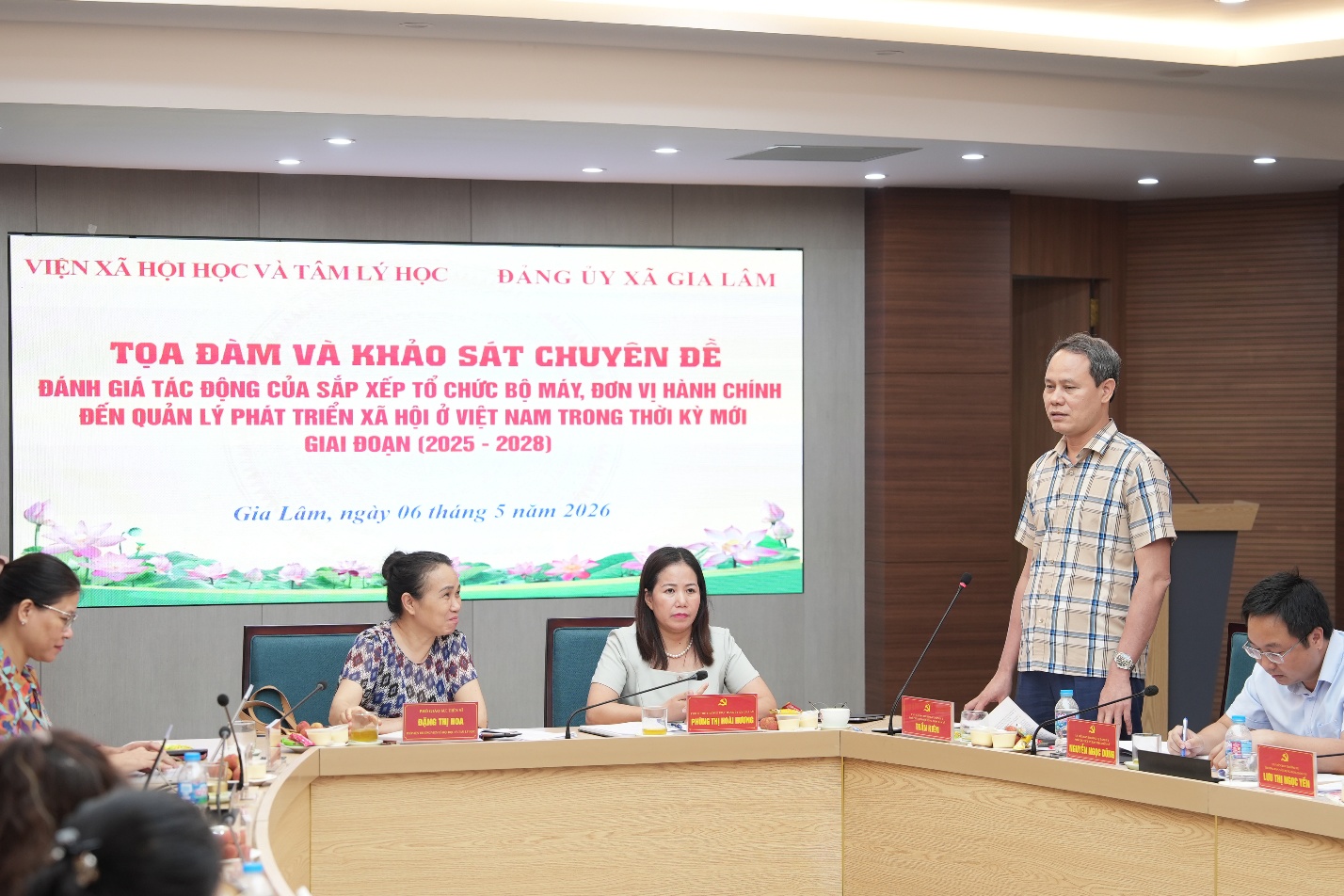Gia Lâm tổ chức tọa đàm và khảo sát về sắp xếp tổ chức bộ máy, đơn vị hành chính- Ảnh 5.