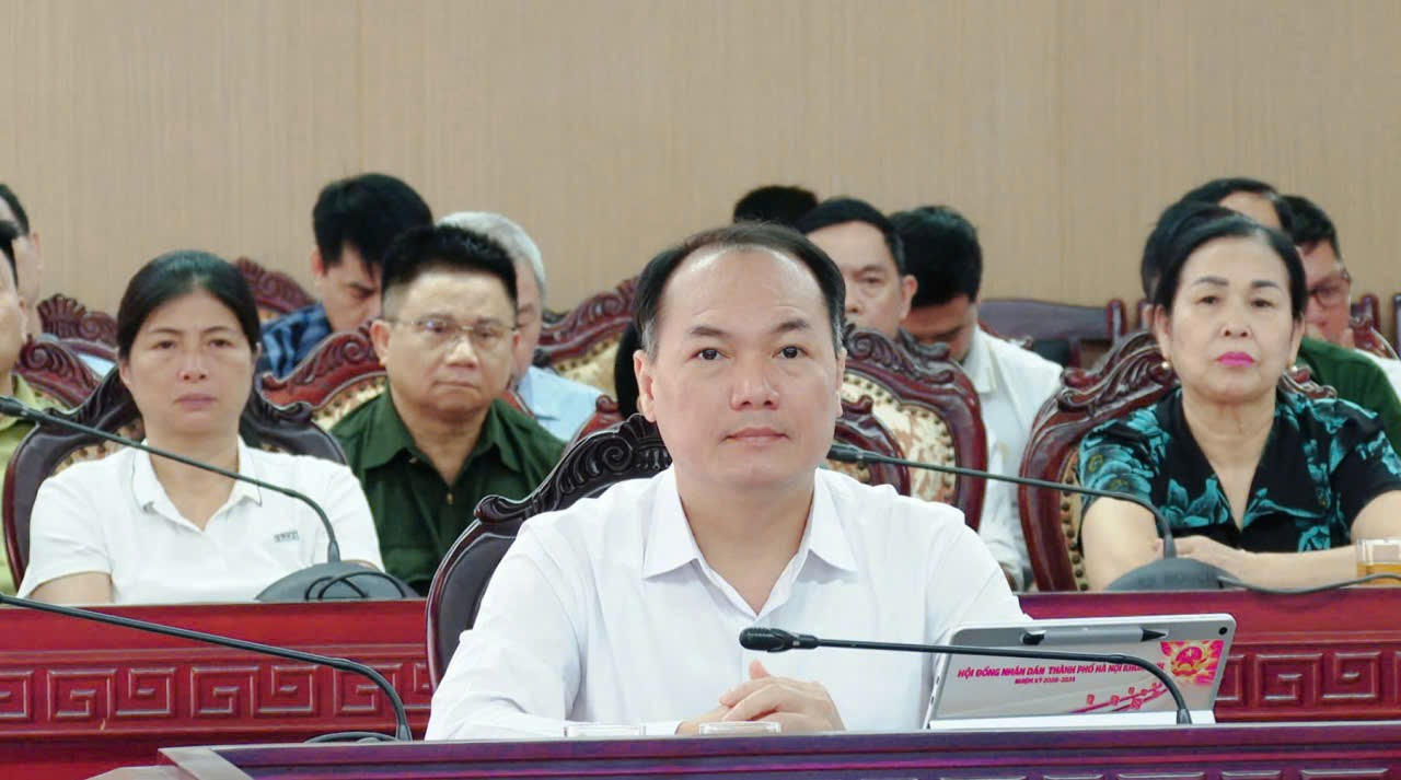 Hội nghị Tiếp xúc cử tri của đại biểu Quốc hội sau kỳ họp thứ nhất, Quốc hội khóa XVI – Đơn vị bầu cử số 10- Ảnh 1.