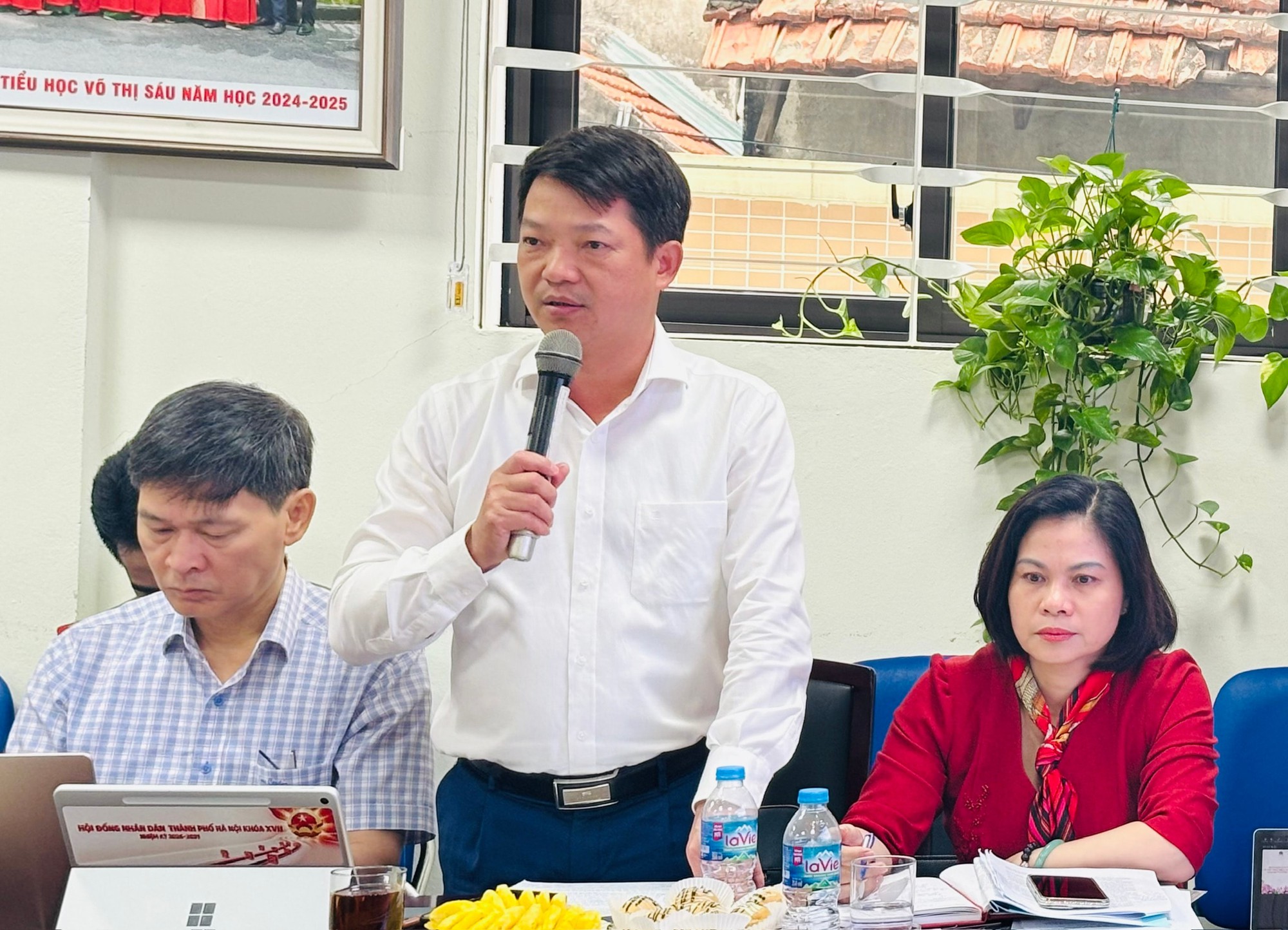 Giám sát công tác quản lý thu, chi và bếp ăn trường học tại phường Vĩnh Tuy- Ảnh 6.