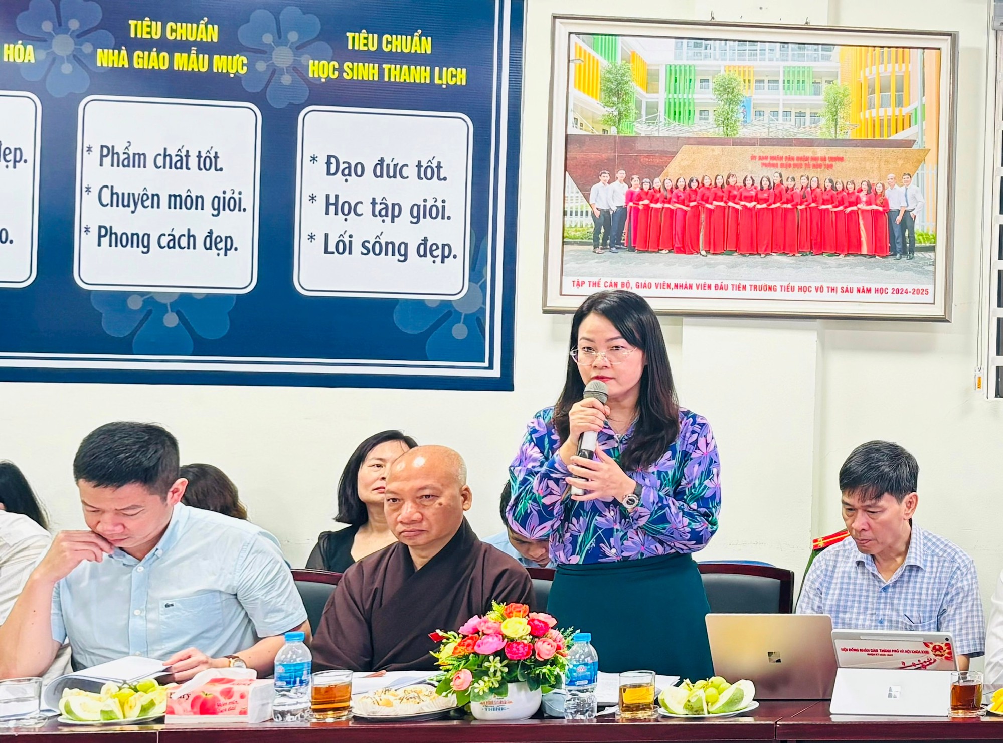 Giám sát công tác quản lý thu, chi và bếp ăn trường học tại phường Vĩnh Tuy- Ảnh 5.