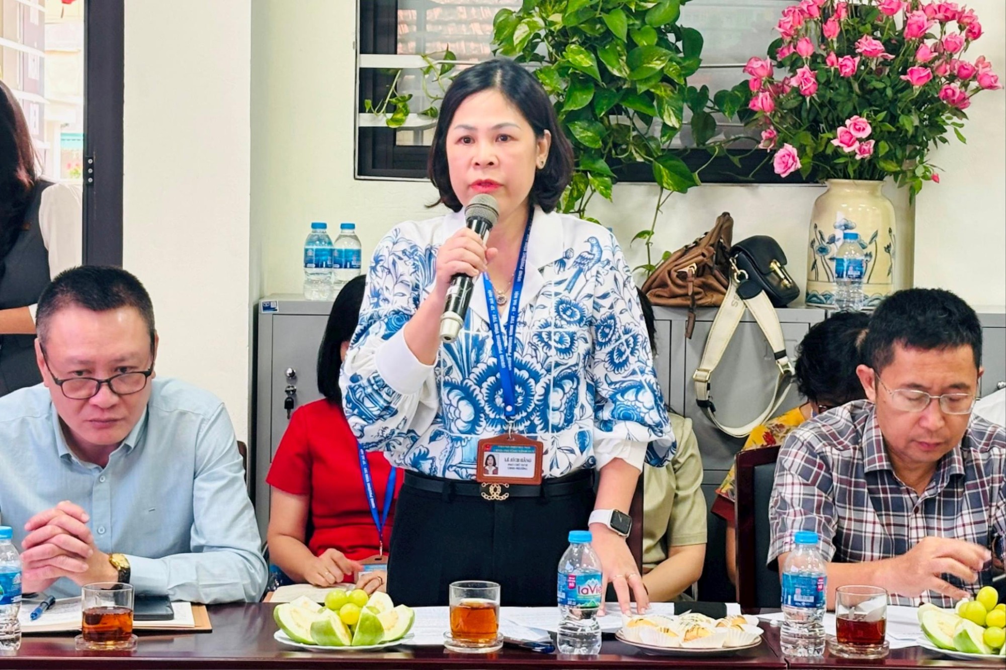 Giám sát công tác quản lý thu, chi và bếp ăn trường học tại phường Vĩnh Tuy- Ảnh 4.