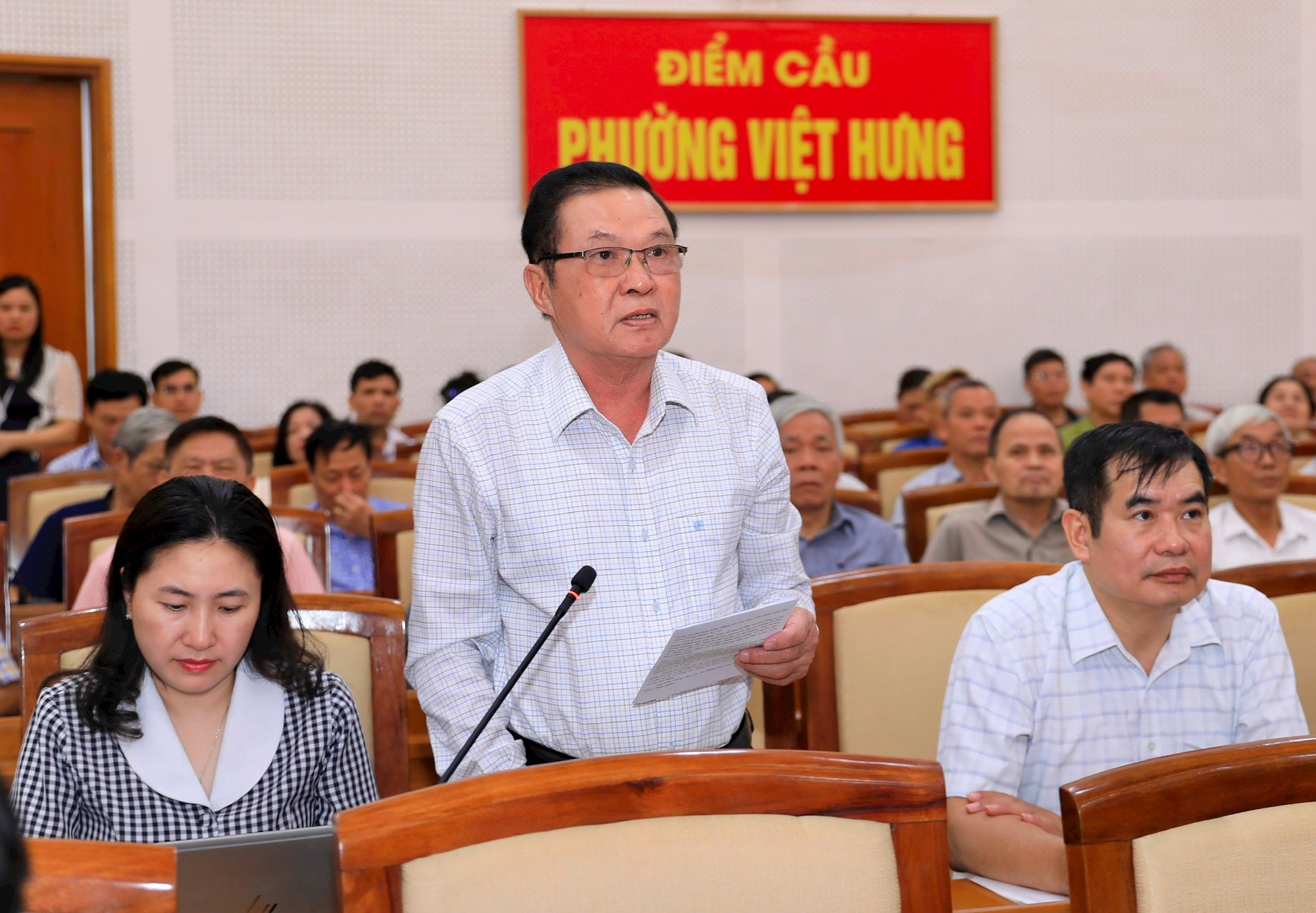 Xã Gia Lâm tham dự trực tuyến Hội nghị Đại biểu Quốc hội tiếp xúc cử tri sau kỳ họp thứ nhất, Quốc hội khóa XVI- Ảnh 3.
