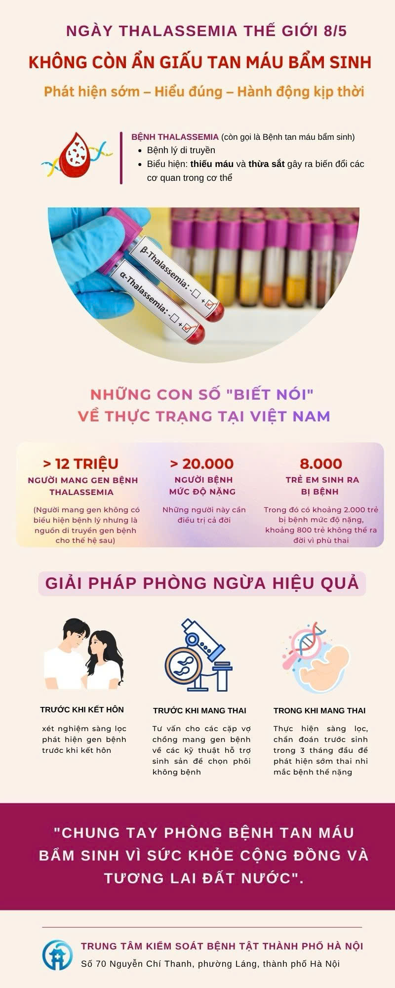 Bệnh Thalassemia: Phát hiện sớm, hiểu đúng, hành động kịp thời- Ảnh 1.