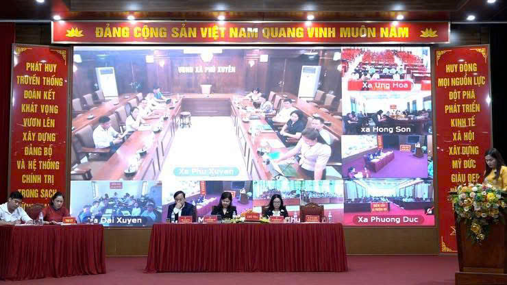 Đại biểu Quốc hội khóa XVI - đơn vị bầu cử số 8 thành phố Hà Nội tiếp xúc cử tri 12 xã- Ảnh 3.