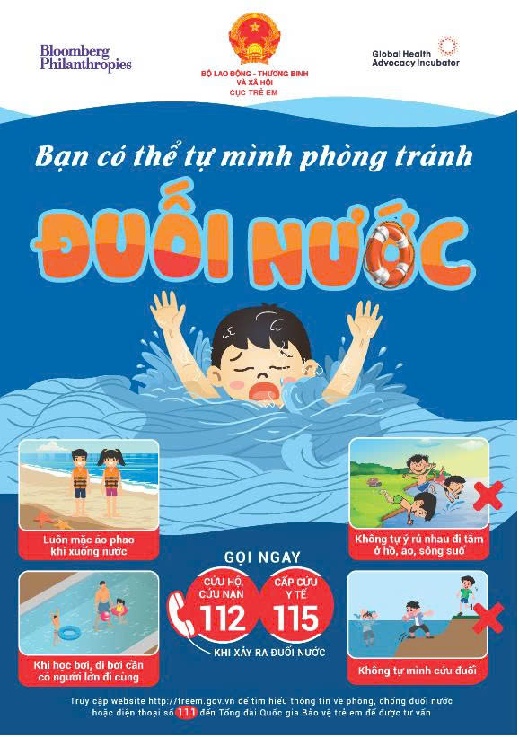 Bài tuyên truyền phòng, chống tai nạn thương tích, tai nạn đuối nước trẻ em trên địa bàn phường Hồng Hà- Ảnh 1.