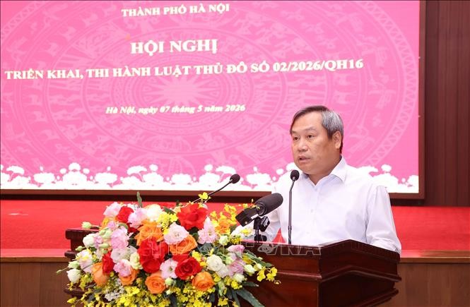 Hòa Lạc tiếp sóng hội nghị triển khai thi hành Luật Thủ đô năm 2026- Ảnh 3.
