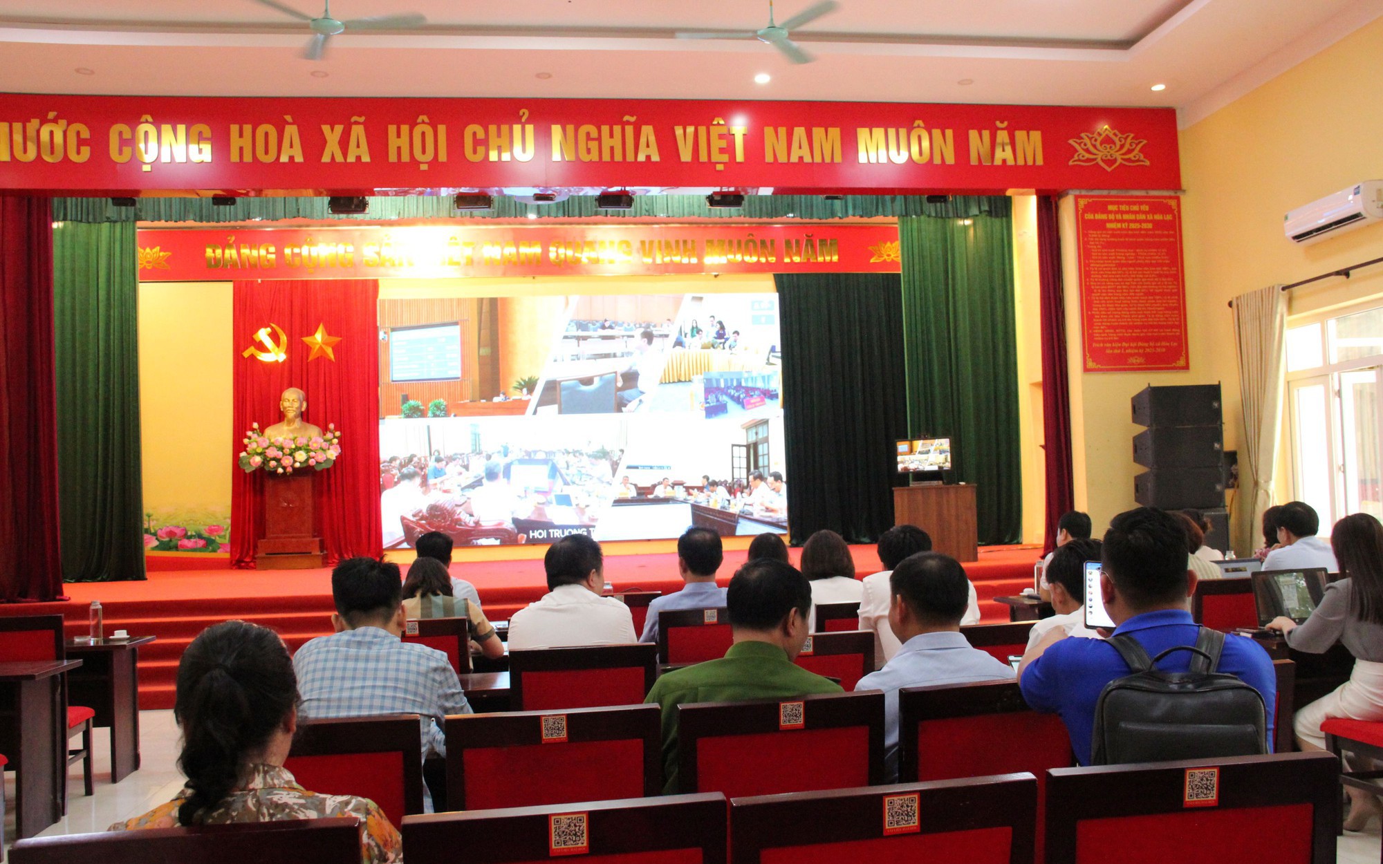 Hòa Lạc tiếp sóng hội nghị triển khai thi hành Luật Thủ đô năm 2026