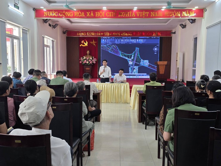 Phường Kiến Hưng phối hợp phổ biến tiếp nhận ý kiến liên quan việc thu hồi đất dự án đầu tư xây dựng đường Vành đai 3,5 đoạn từ Phúc La - Văn Phú đến cao tốc Pháp Vân - Cầu Giẽ- Ảnh 1.
