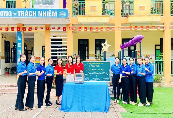 Chung tay hướng về biển đảo – Kết nối từ các trường học xã Phú Xuyên- Ảnh 4.