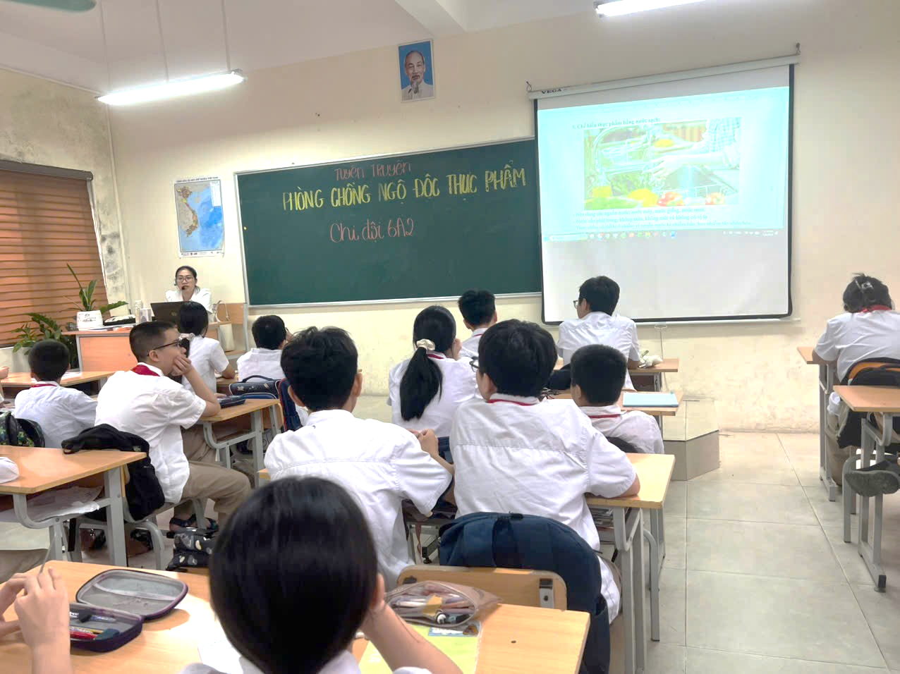 HỌC SINH TRƯỜNG THCS THỊNH LIỆT CHỌN THỰC PHẨM AN TOÀN ĐỂ BẢO VỆ CHÍNH MÌNH!- Ảnh 2.