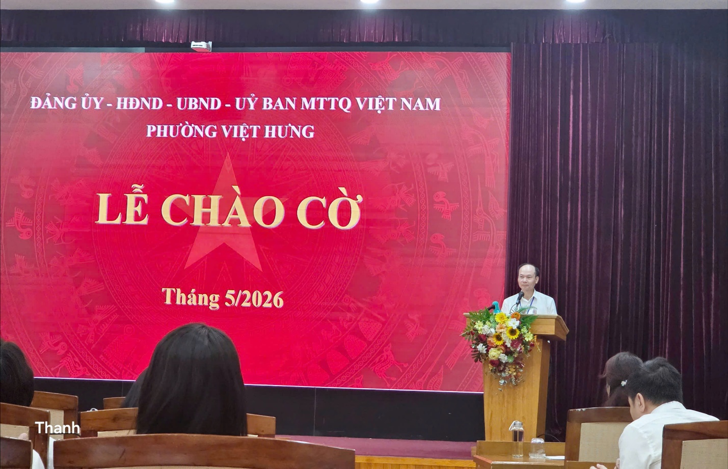 Phường Việt Hưng tổ chức buổi sinh hoạt dưới cờ tháng 5/2026- Ảnh 2.