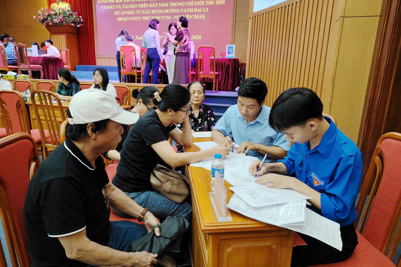 Phường Thanh Xuân đẩy nhanh tiến độ chi trả tiền bồi thường Dự án đường Vành đai 2,5- Ảnh 7.