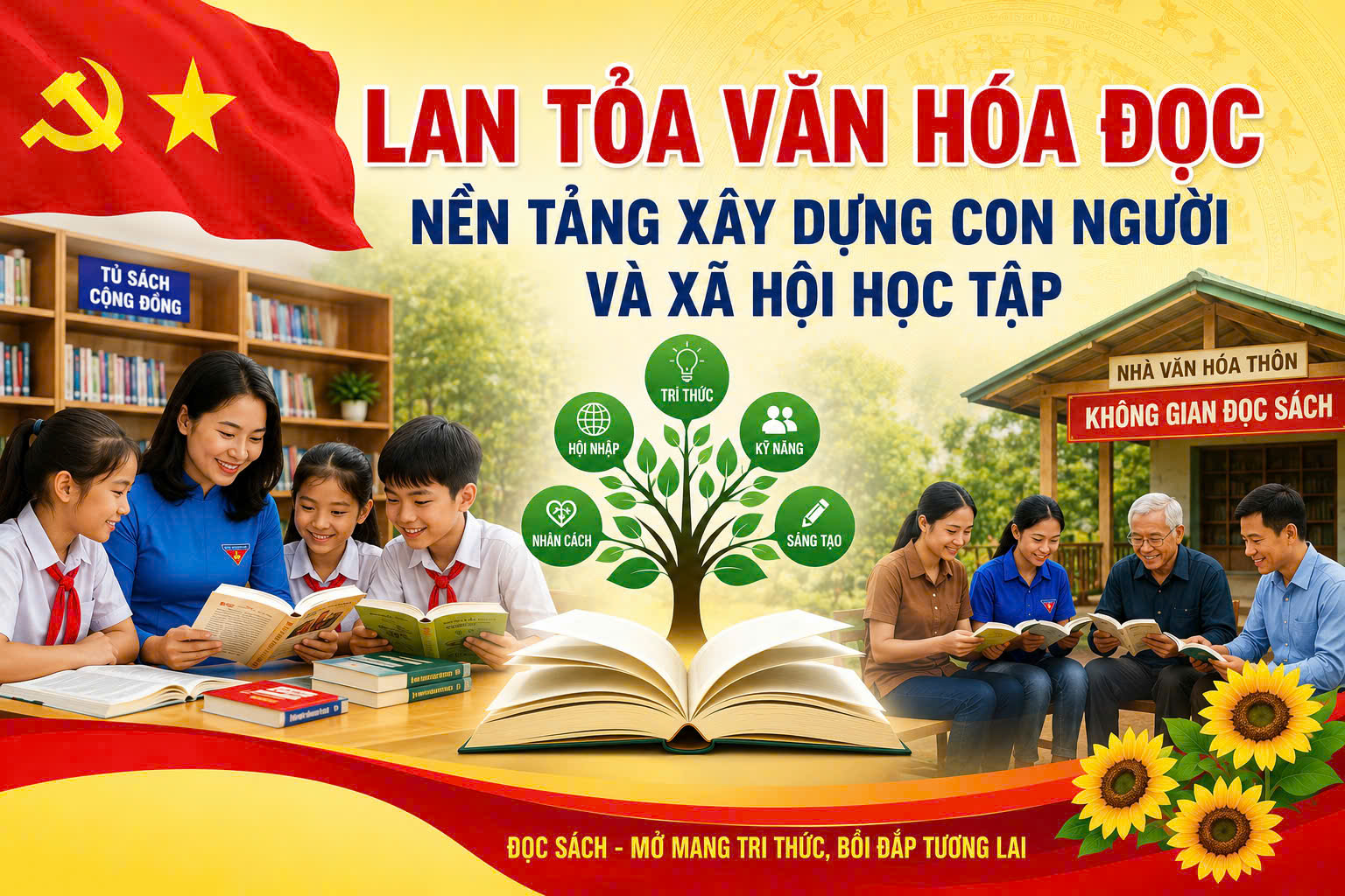 Lan tỏa văn hóa đọc - Nền tảng xây dựng con người và xã hội học tập- Ảnh 1.