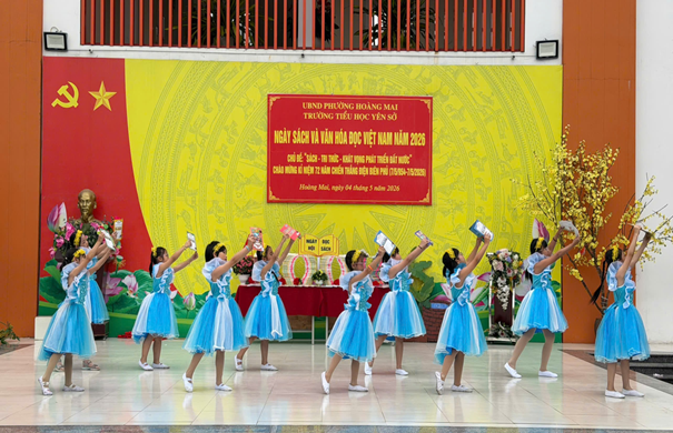 Trường Tiểu học Yên Sở tổ chức Ngày sách và văn hóa đọc Việt Nam năm 2026 chào mừng kỉ niệm 72 năm chiến thắng Điện Biên Phủ (7/5/1954 - 7/5/2026)- Ảnh 4.
