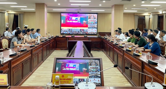 HĐND xã Hoài Đức dự hội nghị trực tuyến tiếp xúc cử tri sau kỳ họp thứ Nhất, Quốc hội khóa XVI- Ảnh 3.