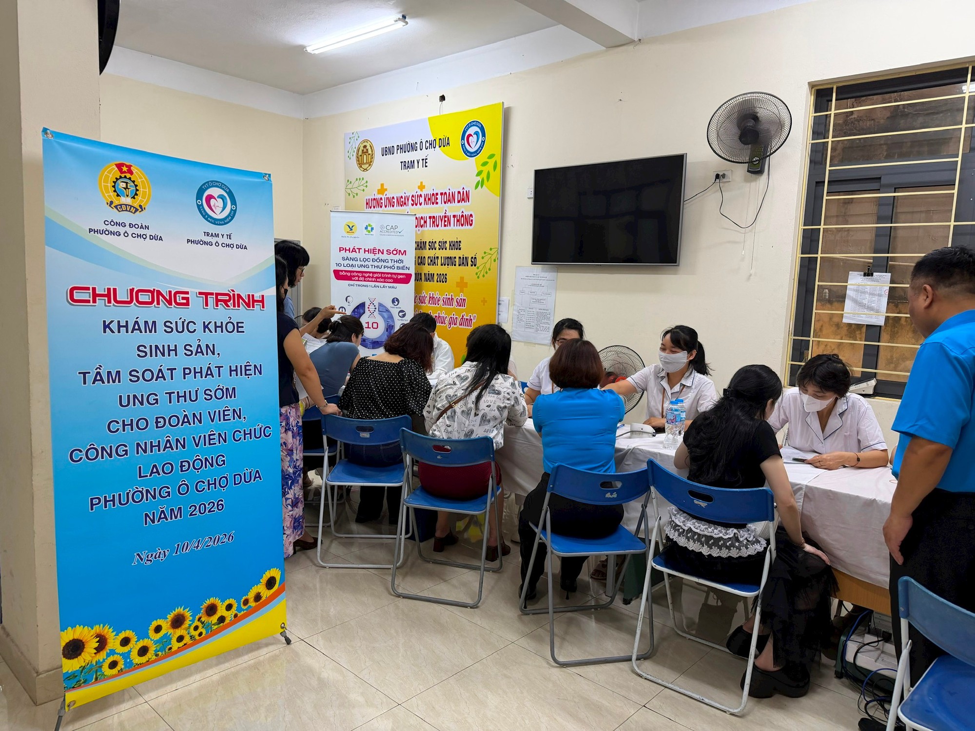 Trạm Y tế phường Ô Chợ Dừa: Nâng cao chất lượng chăm sóc sức khỏe ban đầu cho người dân- Ảnh 1.