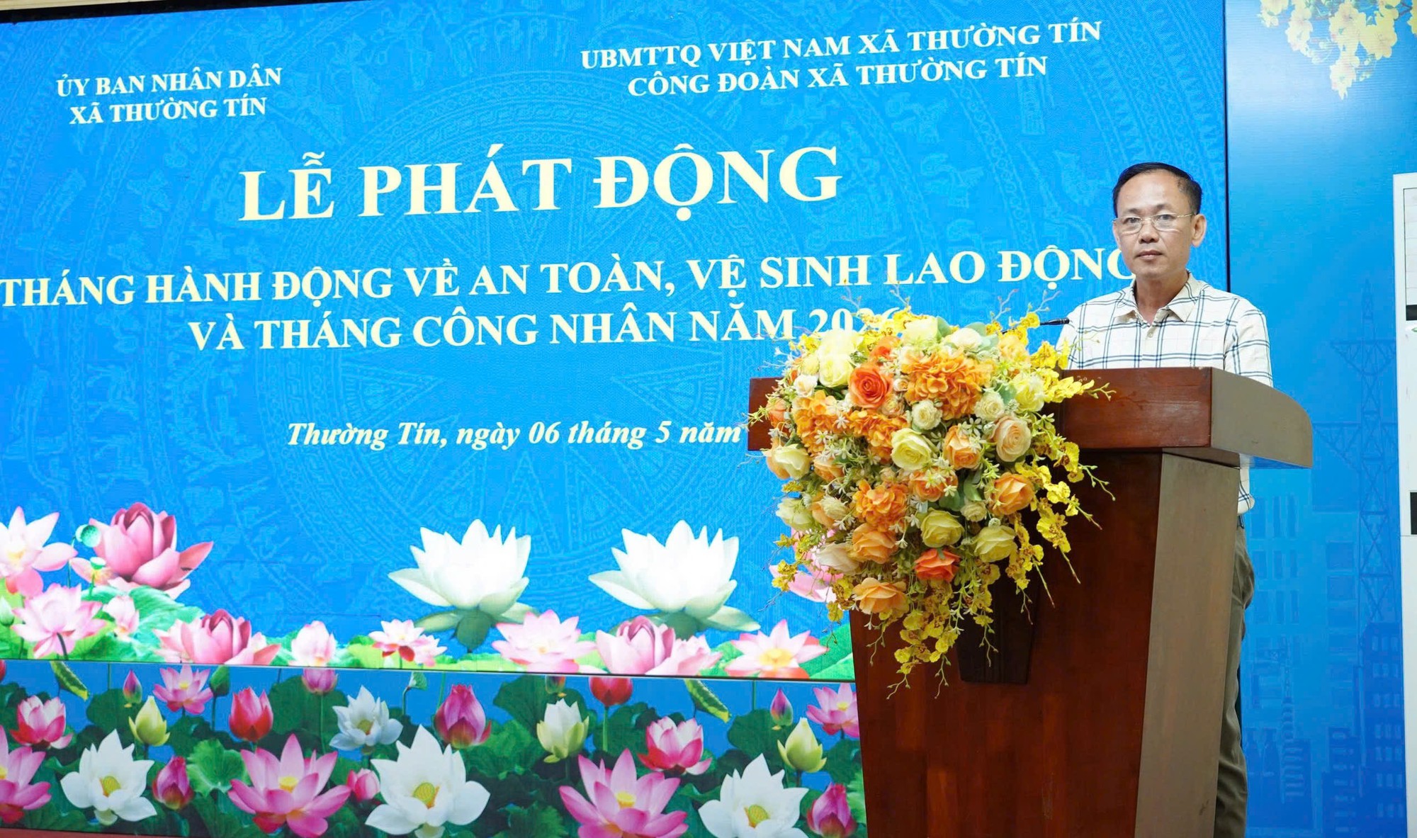 Thường Tín phát động Tháng hành động về an toàn, vệ sinh lao động năm 2026- Ảnh 3.