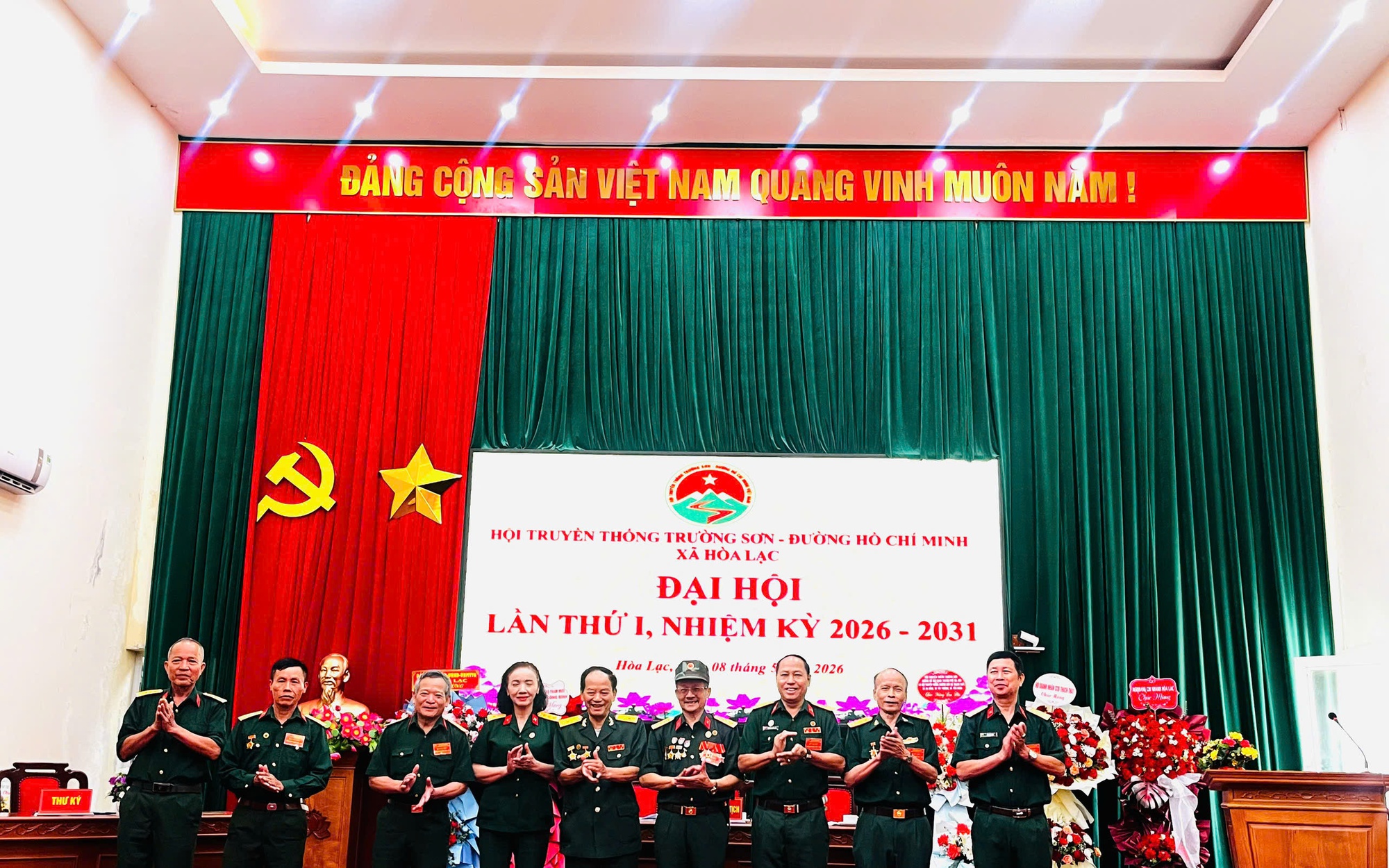 Hội truyền thống Trường Sơn- Đường Hồ Chí Minh xã Hòa Lạc tổ chức thành công Đại hội lần thứ I, nhiệm kỳ 2026– 2031. 