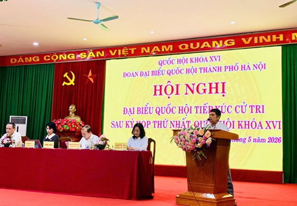 Đại biểu Quốc hội tiếp xúc cử tri sau Kỳ họp thứ nhất, Quốc hội khóa XVI tại xã Ô Diên- Ảnh 3.