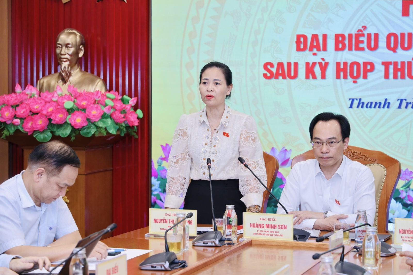 Cử tri xã Nam Phù quan tâm đến Dự án đầu tư xây dựng trục đại lộ cảnh quan sông Hồng- Ảnh 6.