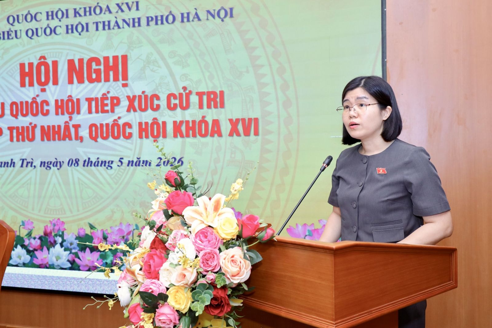 Cử tri xã Nam Phù quan tâm đến Dự án đầu tư xây dựng trục đại lộ cảnh quan sông Hồng- Ảnh 7.