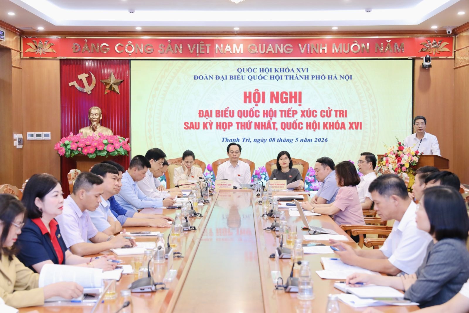 Cử tri xã Nam Phù quan tâm đến Dự án đầu tư xây dựng trục đại lộ cảnh quan sông Hồng- Ảnh 4.