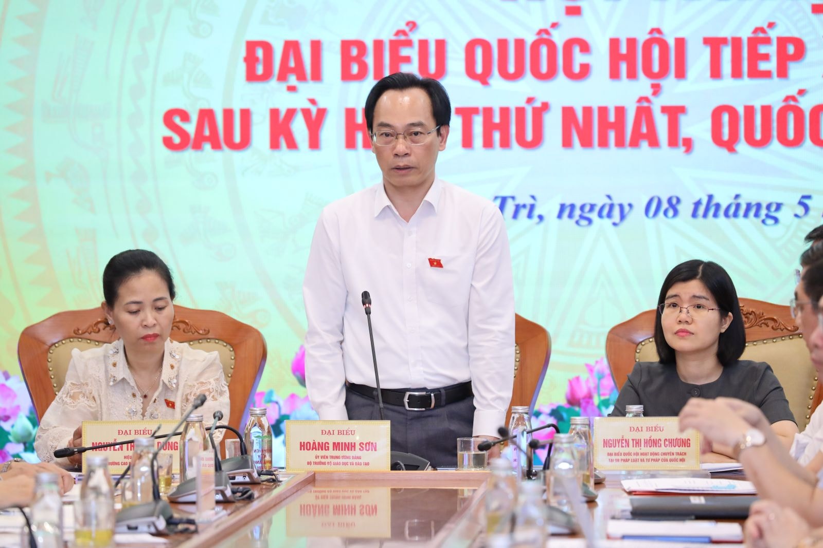 Cử tri xã Nam Phù quan tâm đến Dự án đầu tư xây dựng trục đại lộ cảnh quan sông Hồng- Ảnh 9.