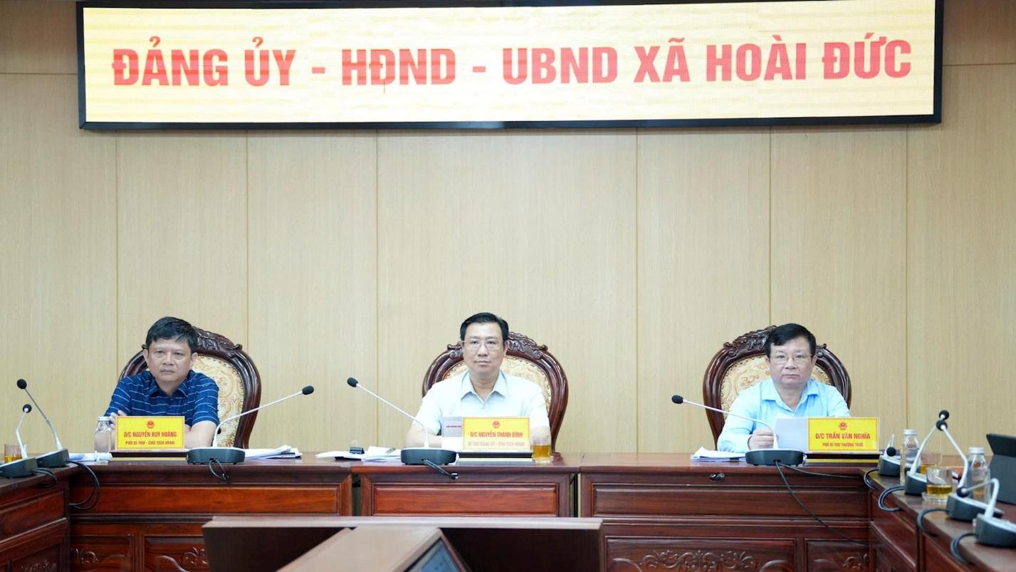 Hoài Đức dự Hội nghị trực tuyến triển khai Luật Thủ đô năm 2026 và giao ban định kỳ giữa Thành uỷ - HĐND - UBND - Uỷ ban MTTQ Việt Nam Thành phố Hà Nội với cơ sở- Ảnh 2.