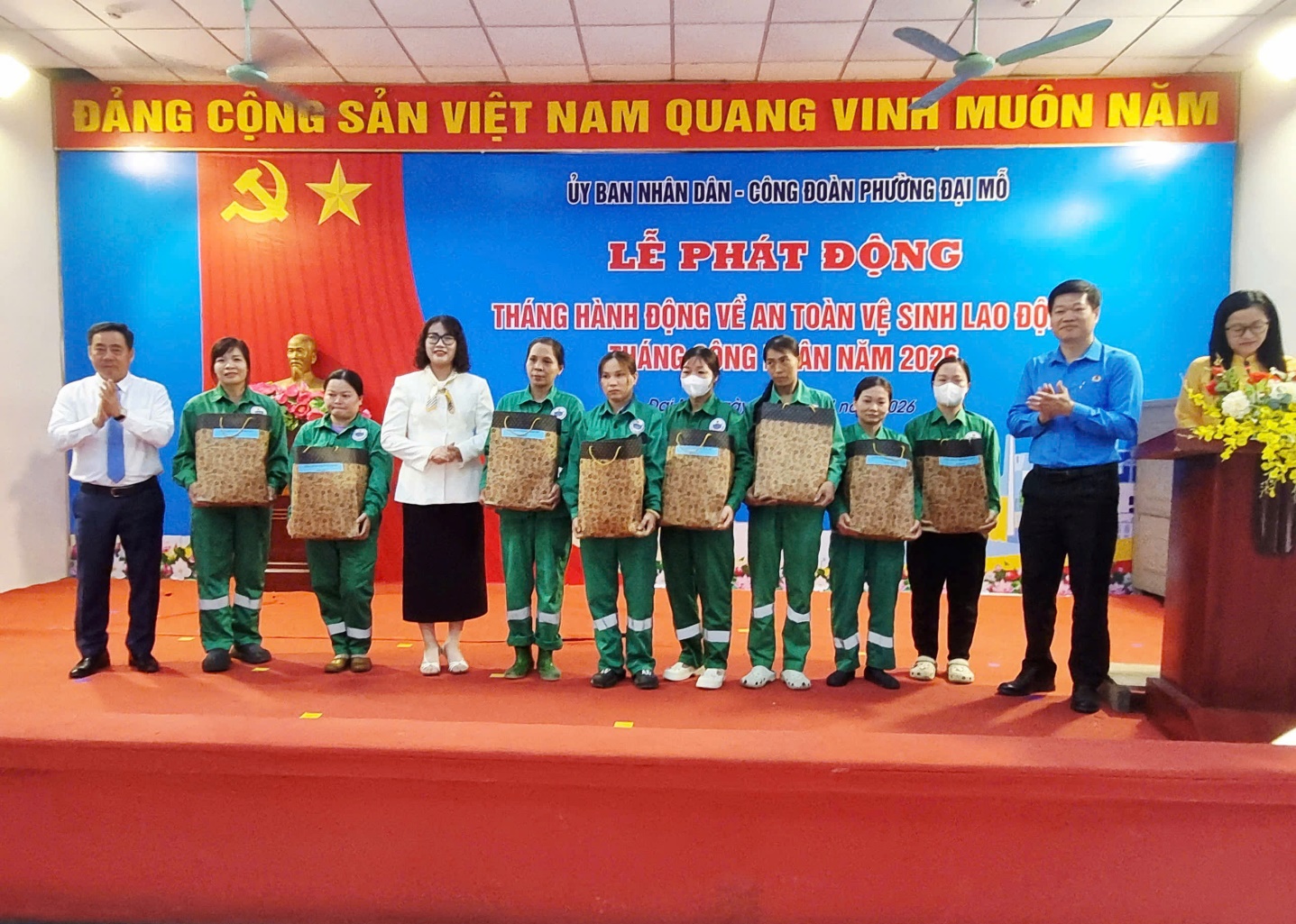 Phường Đại Mỗ phát động Tháng hành động về an toàn, vệ sinh lao động và Tháng công nhân năm 2026- Ảnh 7.