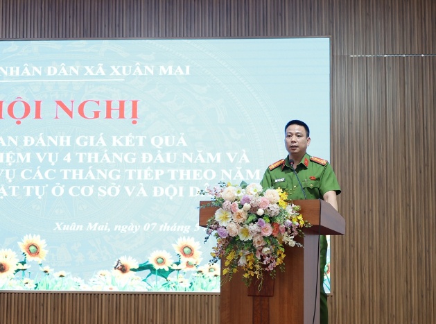 Xuân Mai: Giao ban đánh giá kết quả thực hiện nhiệm vụ 4 tháng đầu năm và triển khai nhiệm vụ các tháng tiếp theo năm 2026 của Tổ bảo vệ an ninh trật tự ở cơ sở và Đội dân phòng- Ảnh 7.