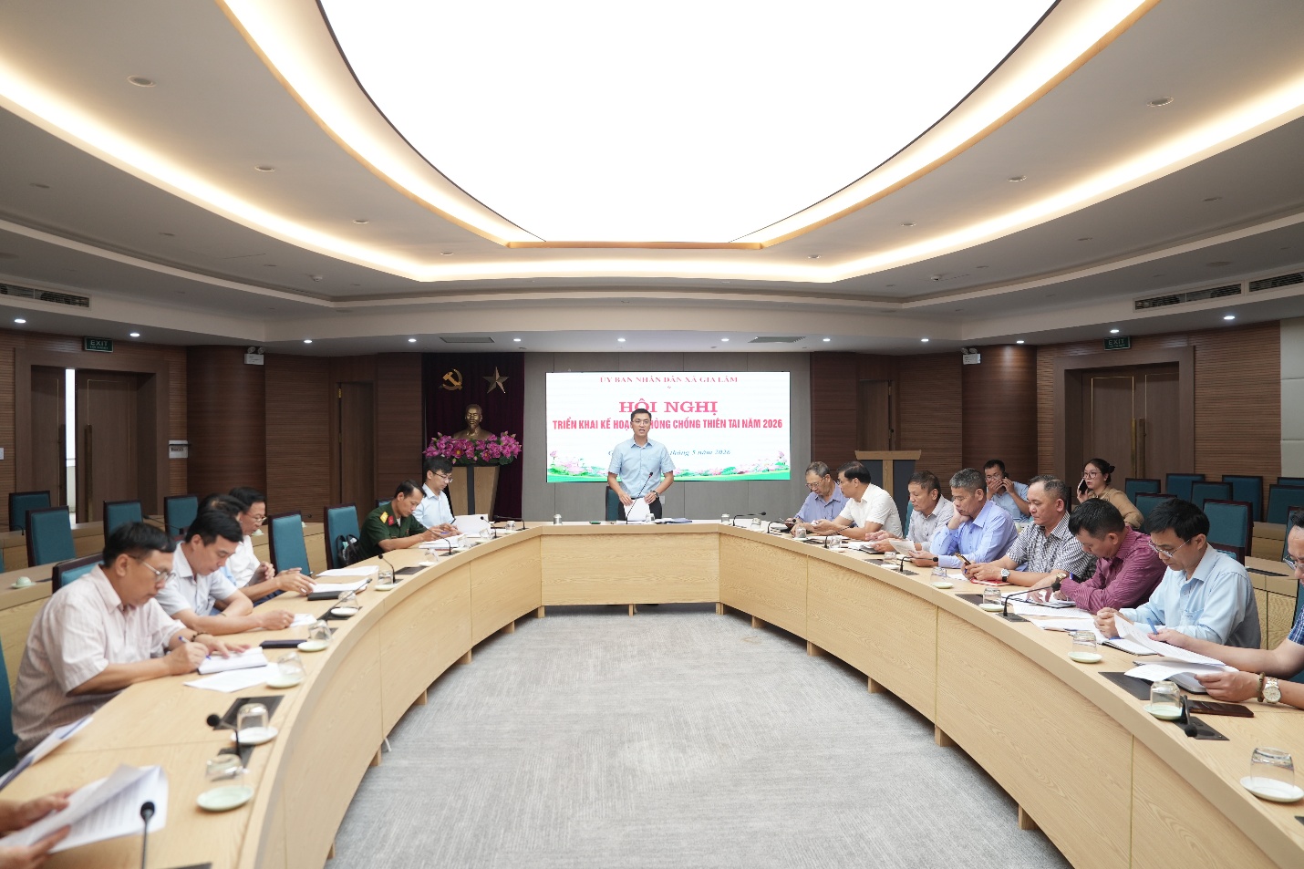UBND xã Gia Lâm triển khai Kế hoạch phòng, chống thiên tai năm 2026- Ảnh 1.