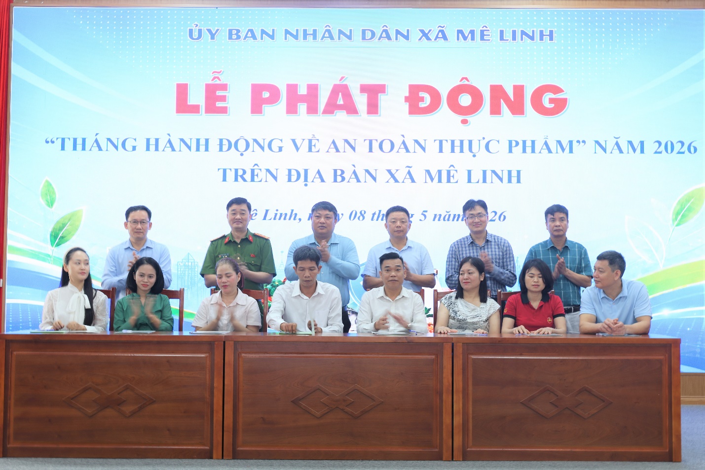 Xã Mê Linh phát động Tháng hành động vì An toàn thực phẩm năm 2026- Ảnh 4.
