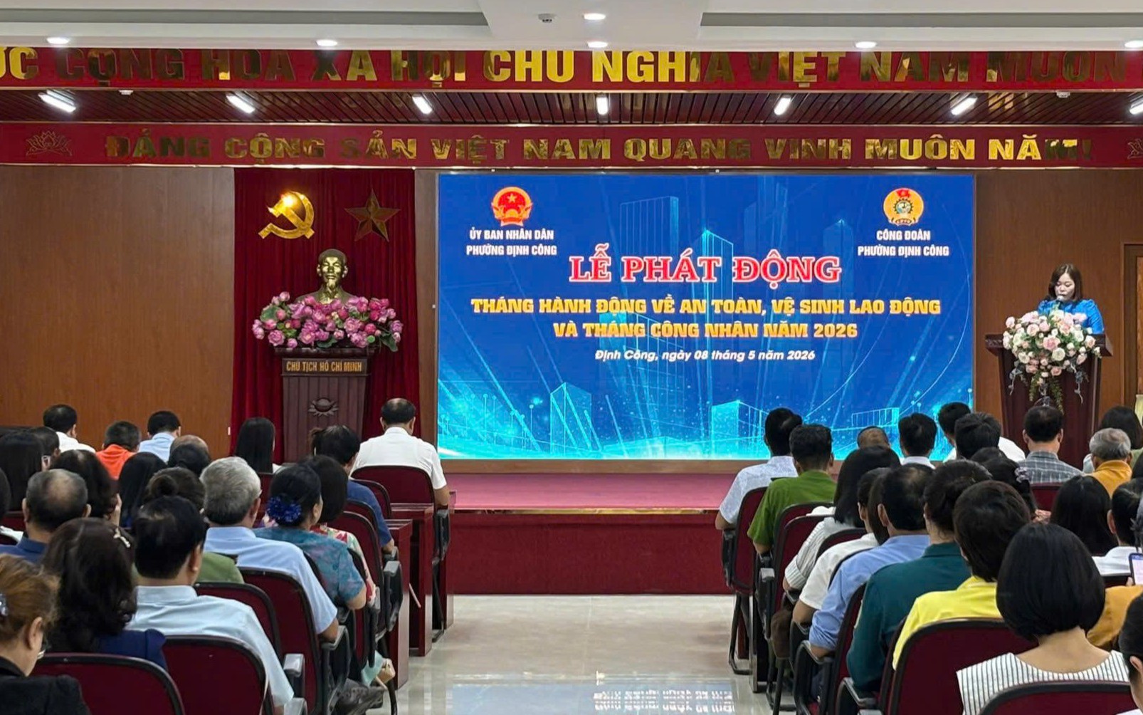 Định Công: Hành động an toàn, chăm lo người lao động