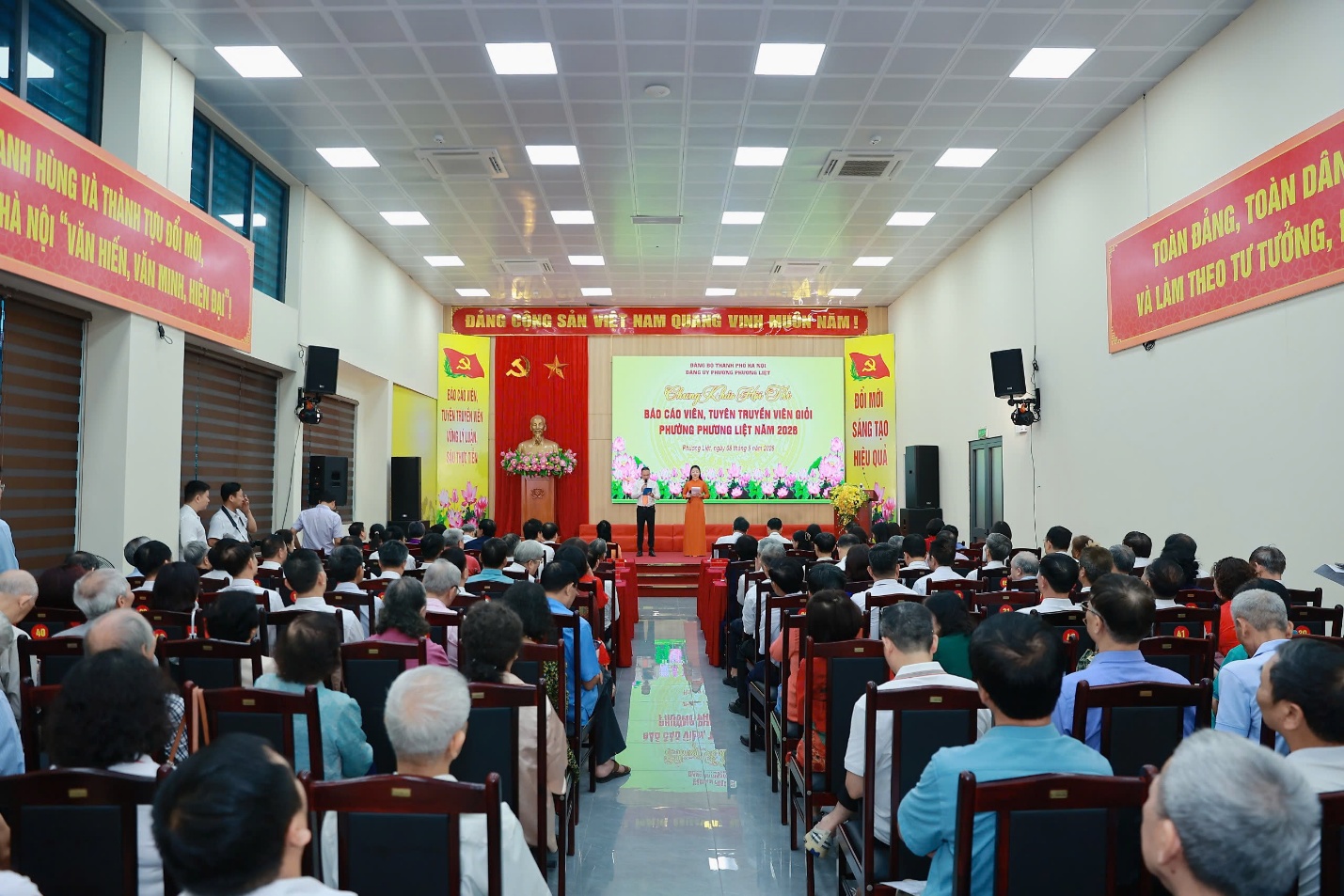 Hội thi Báo cáo viên, Tuyên truyền viên giỏi phường Phương Liệt năm 2026: sôi nổi, thiết thực, lan tỏa từ cơ sở - Ảnh 1.