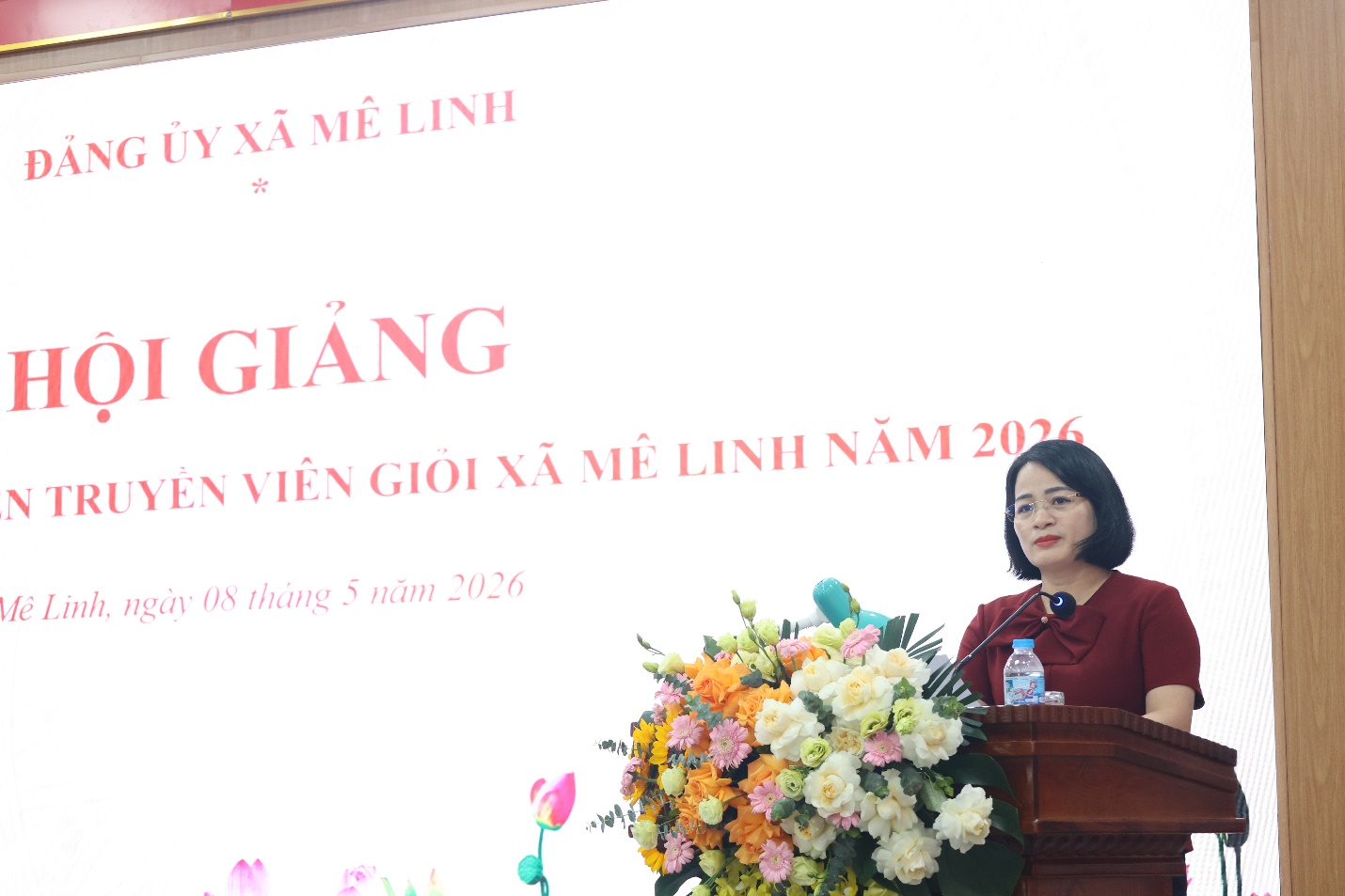 Xã Mê Linh tổ chức Hội giảng Báo cáo viên, Tuyên truyền viên giỏi năm 2026- Ảnh 2.