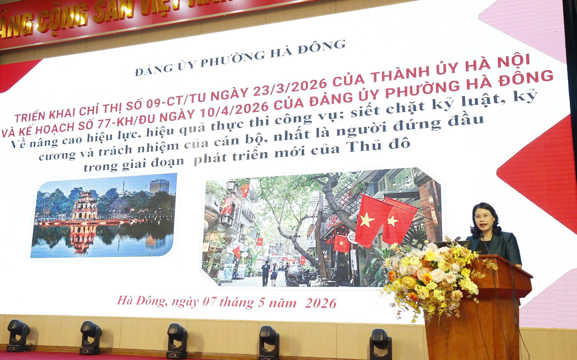 Phường Hà Đông triển khai thực hiện Chỉ thị số 09-CT/TU và Quy định số 11-QĐ/TU của Thành uỷ Hà Nội