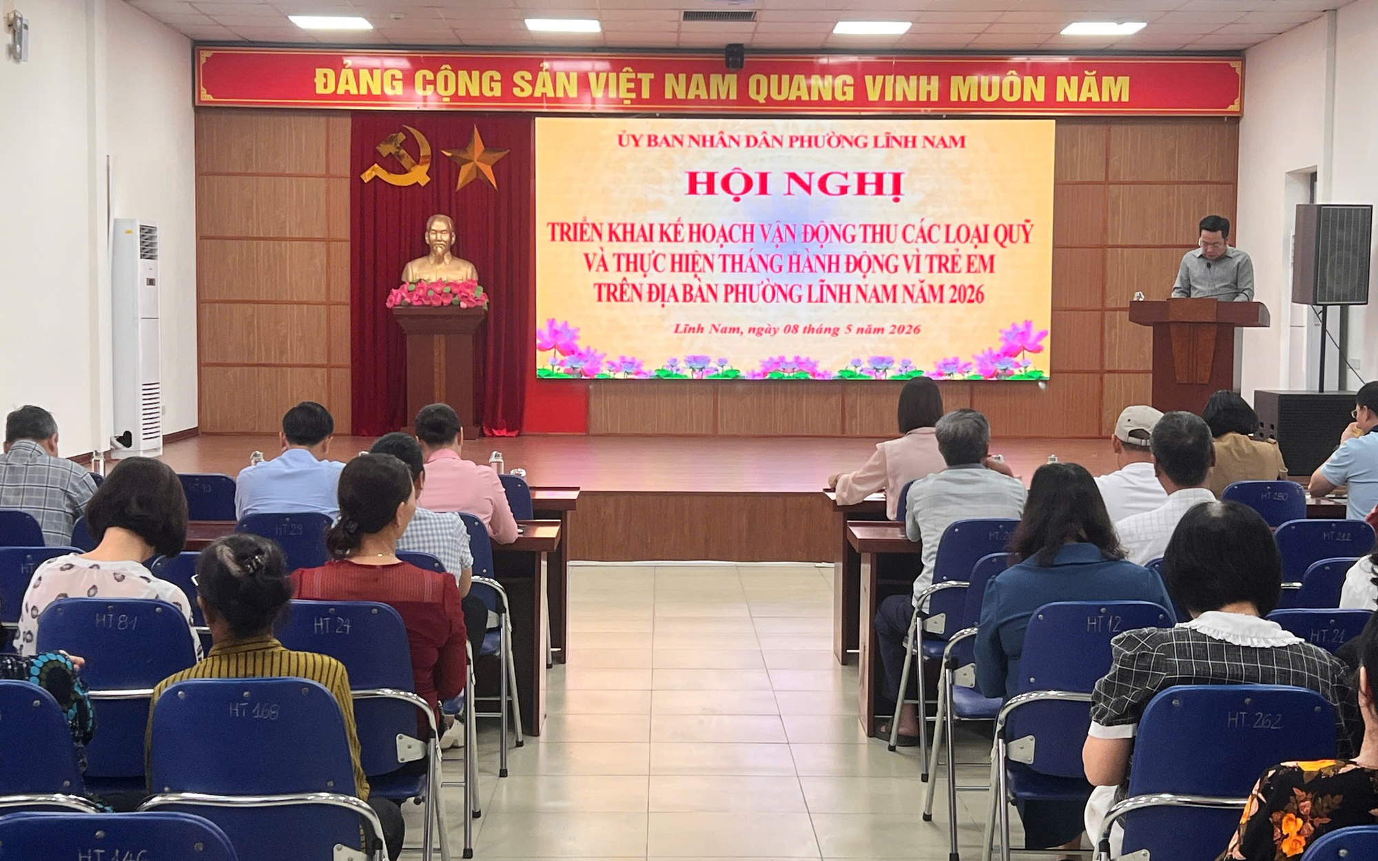 PHƯỜNG LĨNH NAM TRIỂN KHAI KẾ HOẠCH VẬN ĐỘNG THU CÁC LOẠI QUỸ VÀ THÁNG HÀNH ĐỘNG VÌ TRẺ EM NĂM 2026