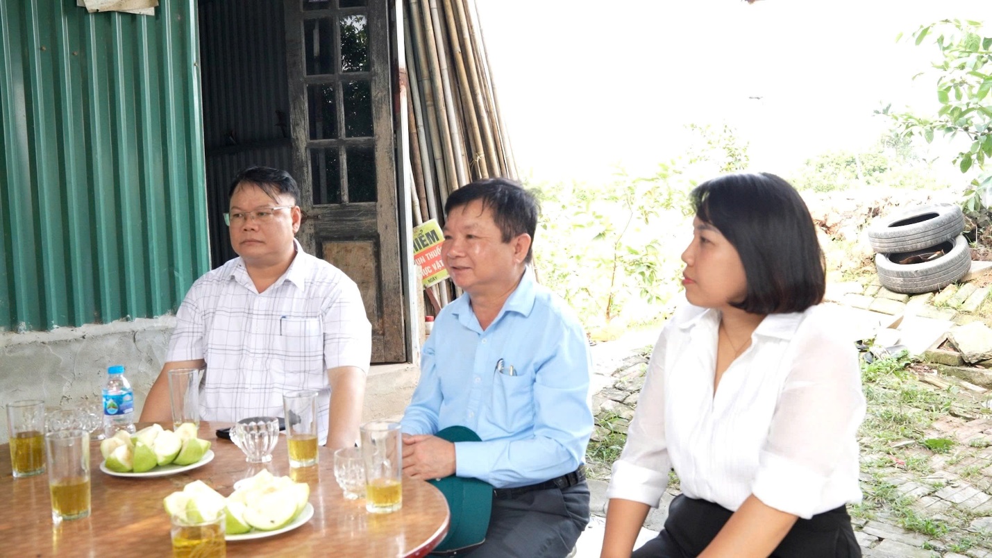 Thắm tình đoàn kết - Hội Nông dân tỉnh Nghệ An thăm quan mô hình kinh tế tiêu biểu tại xã Hoài Đức- Ảnh 1.
