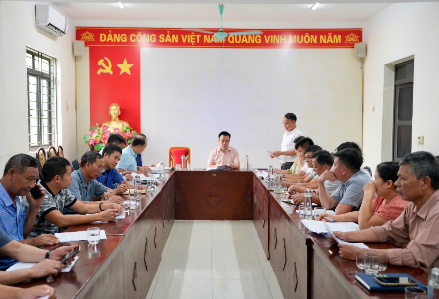 XÃ KIM ANH TỔ CHỨC HỘI NGHỊ ĐÁNH GIÁ NĂNG SUẤT VÀ NGHIỆM THU THỦY LỢI PHÍ VỤ XUÂN NĂM 2026- Ảnh 1.