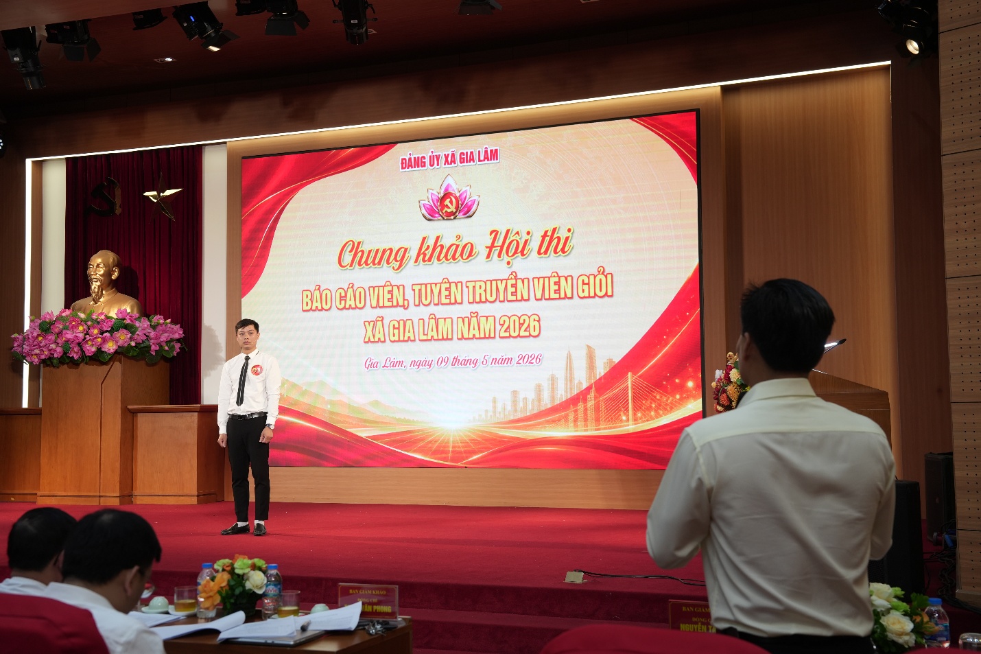Xã Gia Lâm: Sôi nổi Chung khảo Hội thi Báo cáo viên, tuyên truyền viên giỏi năm 2026- Ảnh 7.