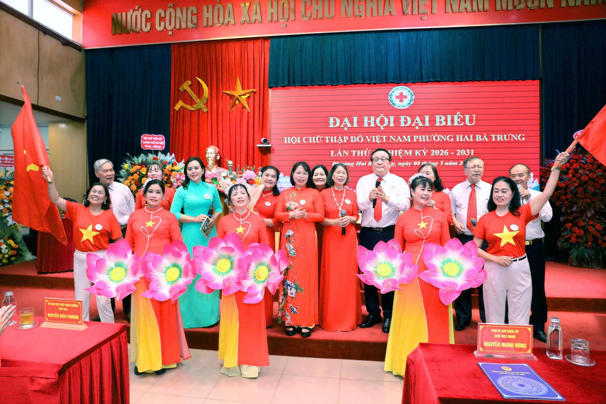 Phường Hai Bà Trưng tổ chức thành công Đại hội đại biểu Hội Chữ thâp đỏ lần thứ I, nhiệm kỳ 2026 - 2031.- Ảnh 1.