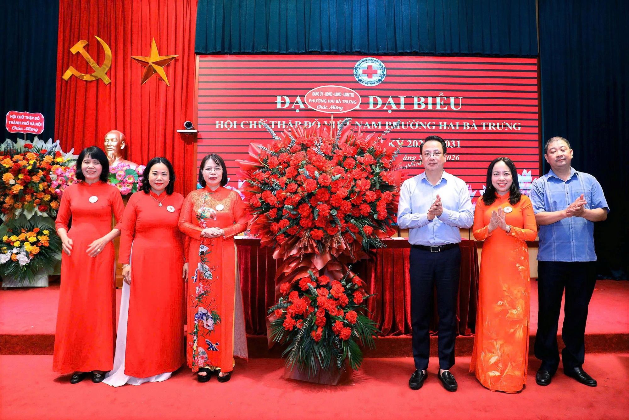 Phường Hai Bà Trưng tổ chức thành công Đại hội đại biểu Hội Chữ thâp đỏ lần thứ I, nhiệm kỳ 2026 - 2031.- Ảnh 6.