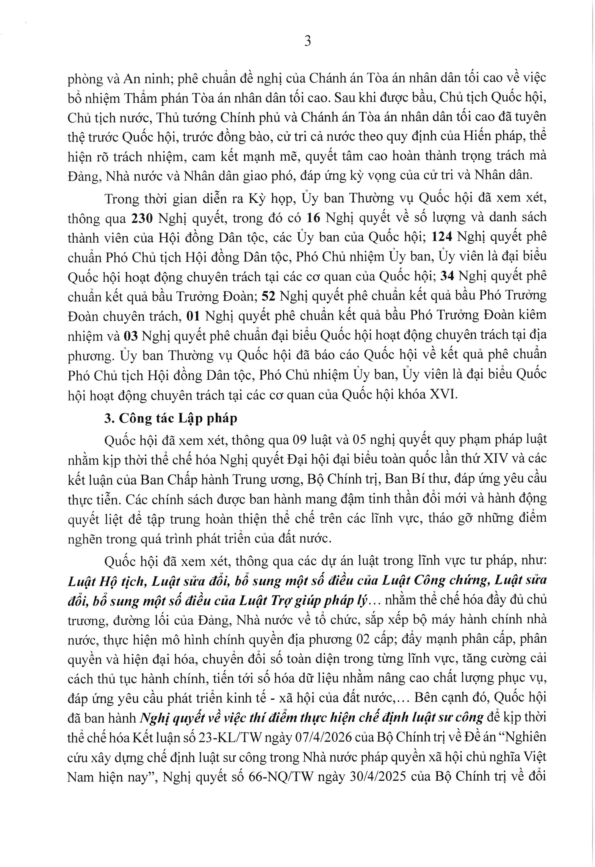 Đề cương tuyên truyền kết quả Kỳ họp thứ nhất, Quốc hội khóa XVI- Ảnh 3.